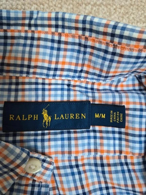 Vintage Men's Ralph Lauren Plaid Shirt Size M – photo 12